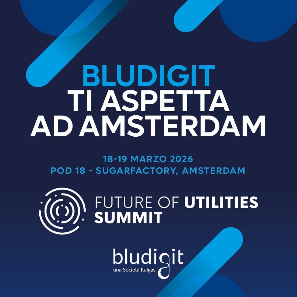 Bludigit torna al Future of Utilities Summit 2026