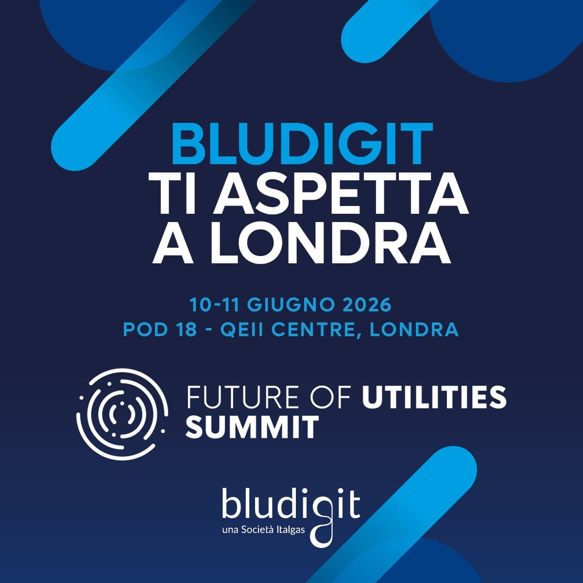 Bludigit al Future of Utilities Summit London 2026
